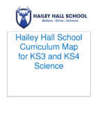 Science Curriculum Map KS3 and KS4 (Updted 28-1-24)