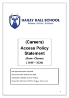 Careers – Access Policy – Summer Term 2026
